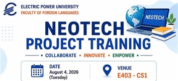 Workshop "NEOTECH Project Training", mở đường nâng cao năng lực hội nhập quốc tế cho sinh viên